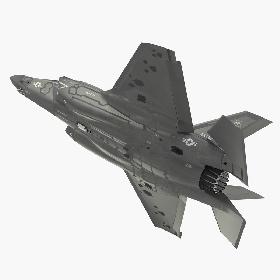 3D Stealth Multirole Fighter F 35 Lightning II Rigged model